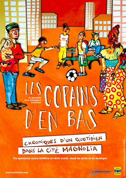 affiche les copains d'en bas